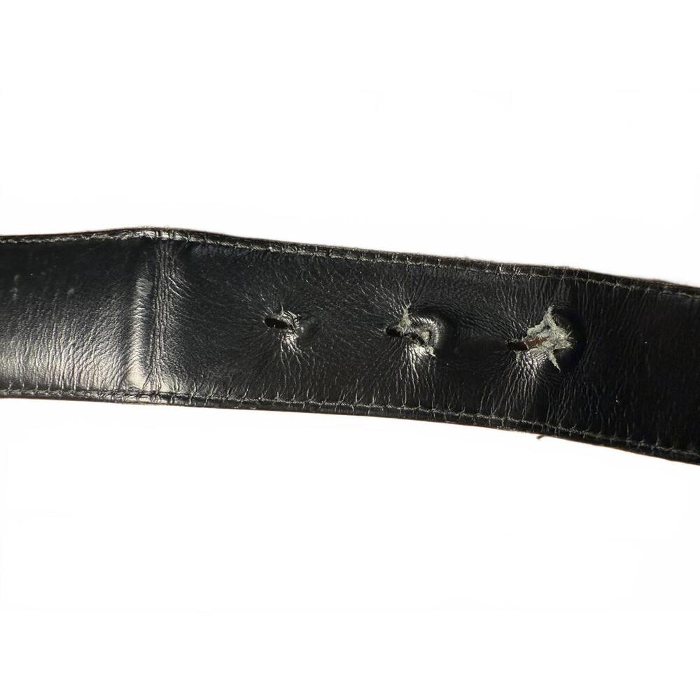 Gucci Vintage Leather Belt with Anchor Buckle - Picture 4 of 4